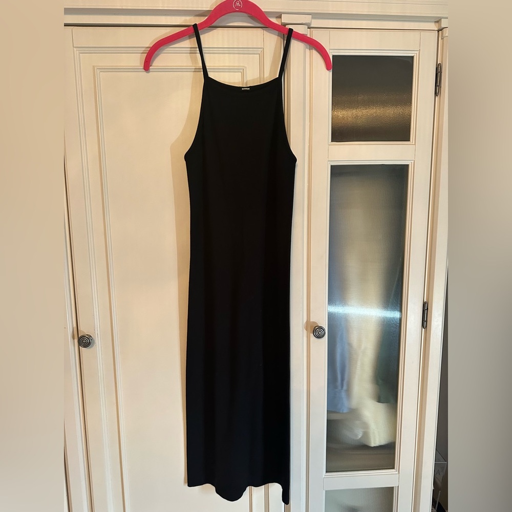 Monrow Black cotton dress